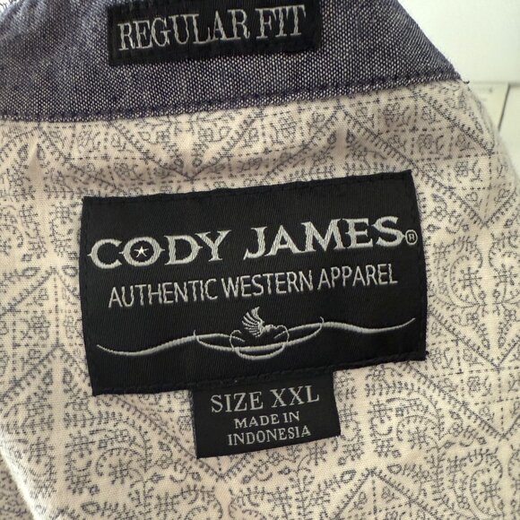 Cody James Authentic Western Regular Fit Shirt XXL Cotton - Picture 5 of 6